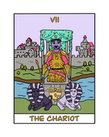 The Panther Chariot Tarot Card Art Print