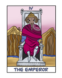 Ram Headed Emperor Tarot Card Art Print