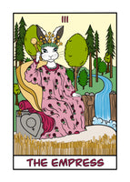 The Empress White Rabbit Tarot Card Art Print