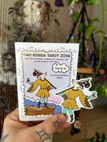 Two Roses Tarot Zine #1 The Fool's Errand: Journaling Through the Archetypes of the Tarot
