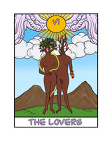 The Lovers Tarot Card Art Print