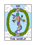 The World Dancer Tarot Card Art Print