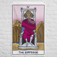 Ram Headed Emperor Tarot Card Flag