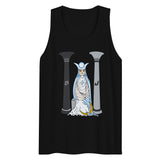 The Snowy Owl High Priestess Tarot Card  premium tank top