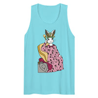 The Empress White Rabbit Tarot Card premium tank top