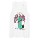 Temperance Ibis Headed Angel Tarot Card premium tank top