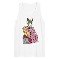 The Empress White Rabbit Tarot Card premium tank top