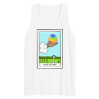 Ace of Gay LGBTQ+ Pride Tarot Card premium tank top