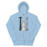 The Snowy Owl High Priestess Tarot Card Unisex Hoodie