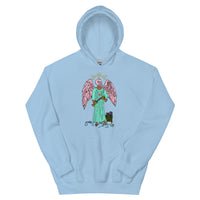 Temperance Ibis Headed Angel Tarot CArd Unisex Hoodie