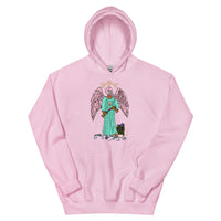 Temperance Ibis Headed Angel Tarot CArd Unisex Hoodie