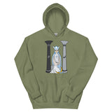 The Snowy Owl High Priestess Tarot Card Unisex Hoodie