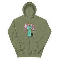 Temperance Ibis Headed Angel Tarot CArd Unisex Hoodie