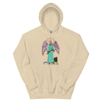 Temperance Ibis Headed Angel Tarot CArd Unisex Hoodie