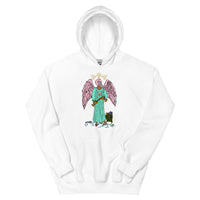 Temperance Ibis Headed Angel Tarot CArd Unisex Hoodie