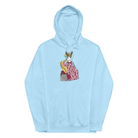 The Empress White Rabbit Tarot Card Unisex midweight hoodie