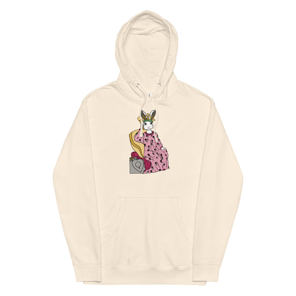 The Empress White Rabbit Tarot Card Unisex midweight hoodie