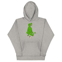 Sad Tony the T-Rex Dinosaur Ice Cream Cone Unisex Hoodie