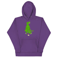 Sad Tony the T-Rex Dinosaur Ice Cream Cone Unisex Hoodie