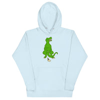 Sad Tony the T-Rex Dinosaur Ice Cream Cone Unisex Hoodie