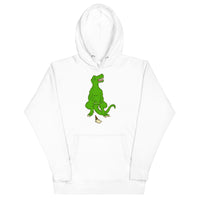 Sad Tony the T-Rex Dinosaur Ice Cream Cone Unisex Hoodie