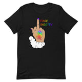 FXCK Bigotry Light Skin Middle Finger LGBTQ+ Pride Unisex t-shirt