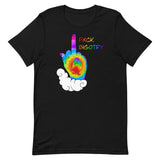 FXCK Bigotry Rainbow Middle finger LGBTQ+ Pride Unisex t-shirt