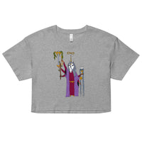 The Unicorn Magician Tarot Card crop top