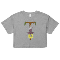 The Hanged Man Possum Tarot Card  crop top