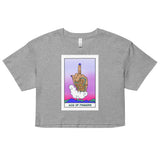 Ace of Fingers Snarkana Tarot Card crop top