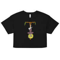 The Hanged Man Possum Tarot Card  crop top