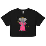 Justice Elephant Tarot Card crop top