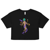 The World Dancer Tarot Card crop top