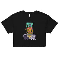 The Panther Chariot Tarot Card  crop top