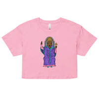 The Hierophant Bison Tarot Card  crop top