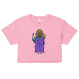 The Hierophant Bison Tarot Card  crop top