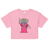 Justice Elephant Tarot Card crop top