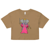 Justice Elephant Tarot Card crop top