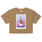 Ace of Fingers Snarkana Tarot Card crop top