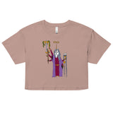 The Unicorn Magician Tarot Card crop top