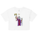 The Unicorn Magician Tarot Card crop top