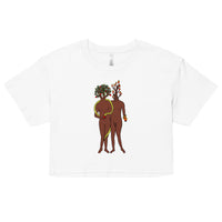 The Lovers Tarot Card  crop top