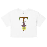 The Hanged Man Possum Tarot Card  crop top