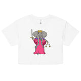 Justice Elephant Tarot Card crop top