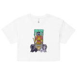 The Panther Chariot Tarot Card  crop top