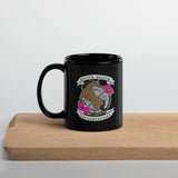 Iron Rose Strength Team Unicorn Fang Black Glossy Mug