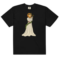 Strength Lion Headed Maiden Tarot Card garment-dyed heavyweight t-shirt