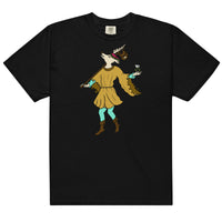 The Fool Whimsical Dog Tarot Card garment-dyed heavyweight t-shirt