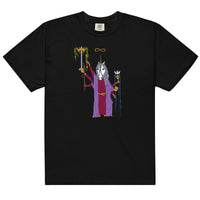 The Unicorn Magician Tarot Card garment-dyed heavyweight t-shirt