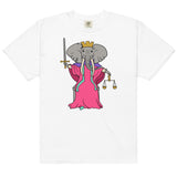 Justice Elephant Tarot Card garment-dyed heavyweight t-shirt